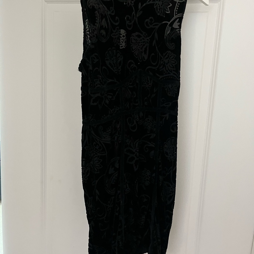 Free People Black Strapless Sheath Dress